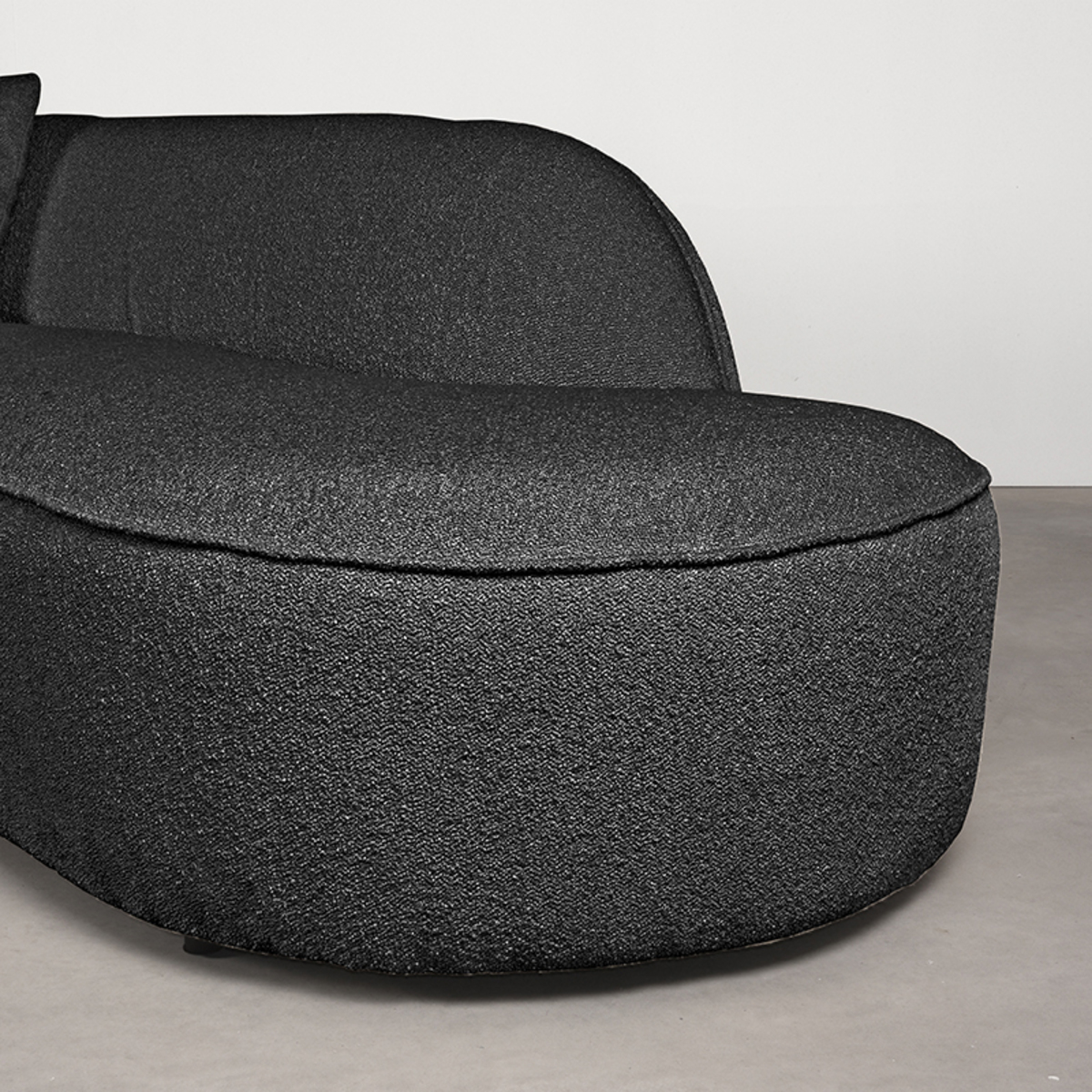 LABEL51 Bank Flori - Antraciet - Boucle - 4-Zits - Image 4