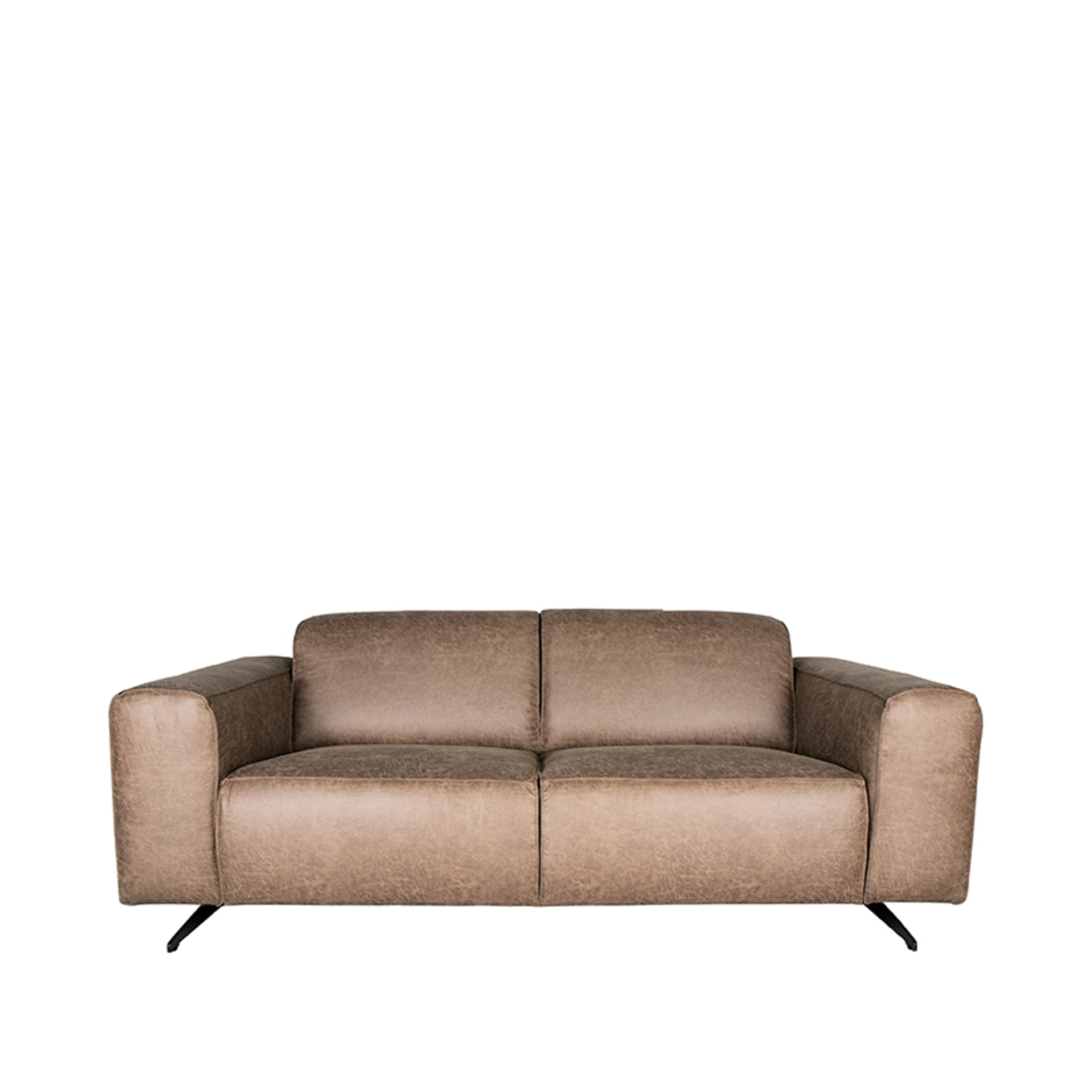LABEL51 Bank Modena – Taupe – Microfiber – 2-Zits