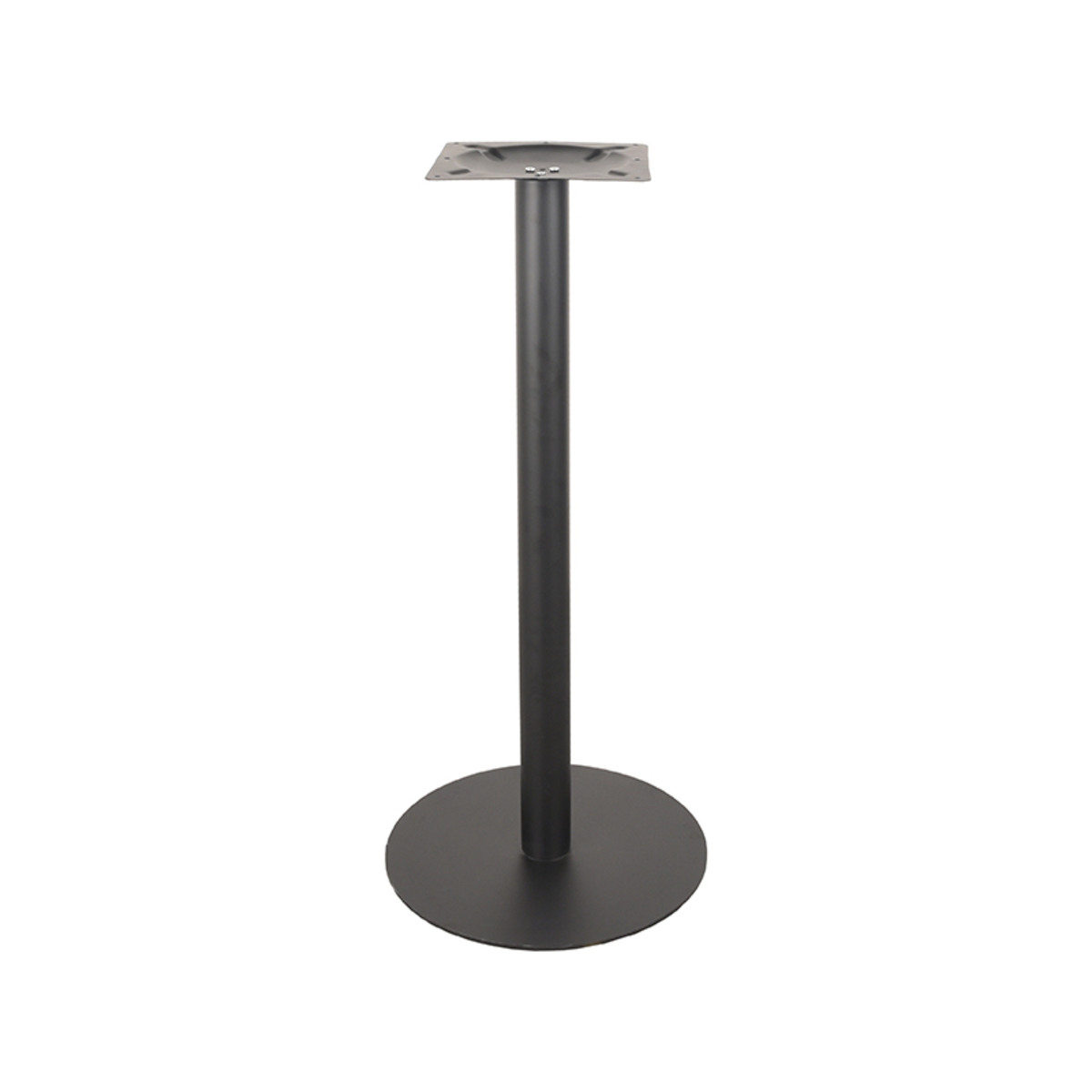 LABEL51 Eetkamertafel Tafelpoot Enkel – Zwart – Metaal – Rond – 108 cm