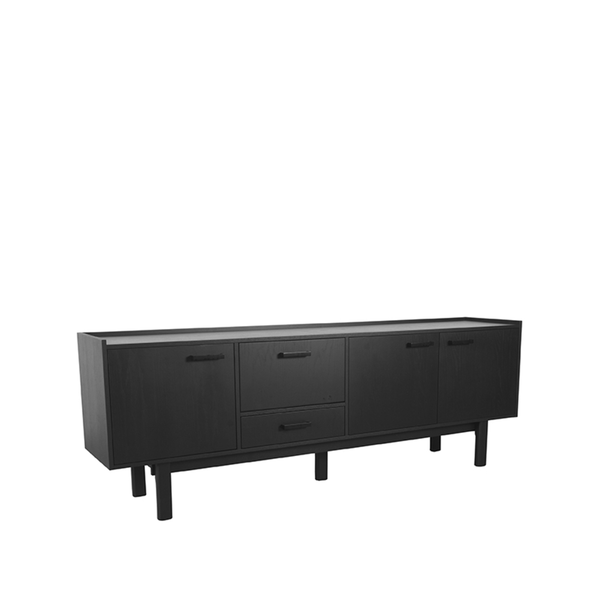 LABEL51 Dressoir Cali – Zwart – Eiken