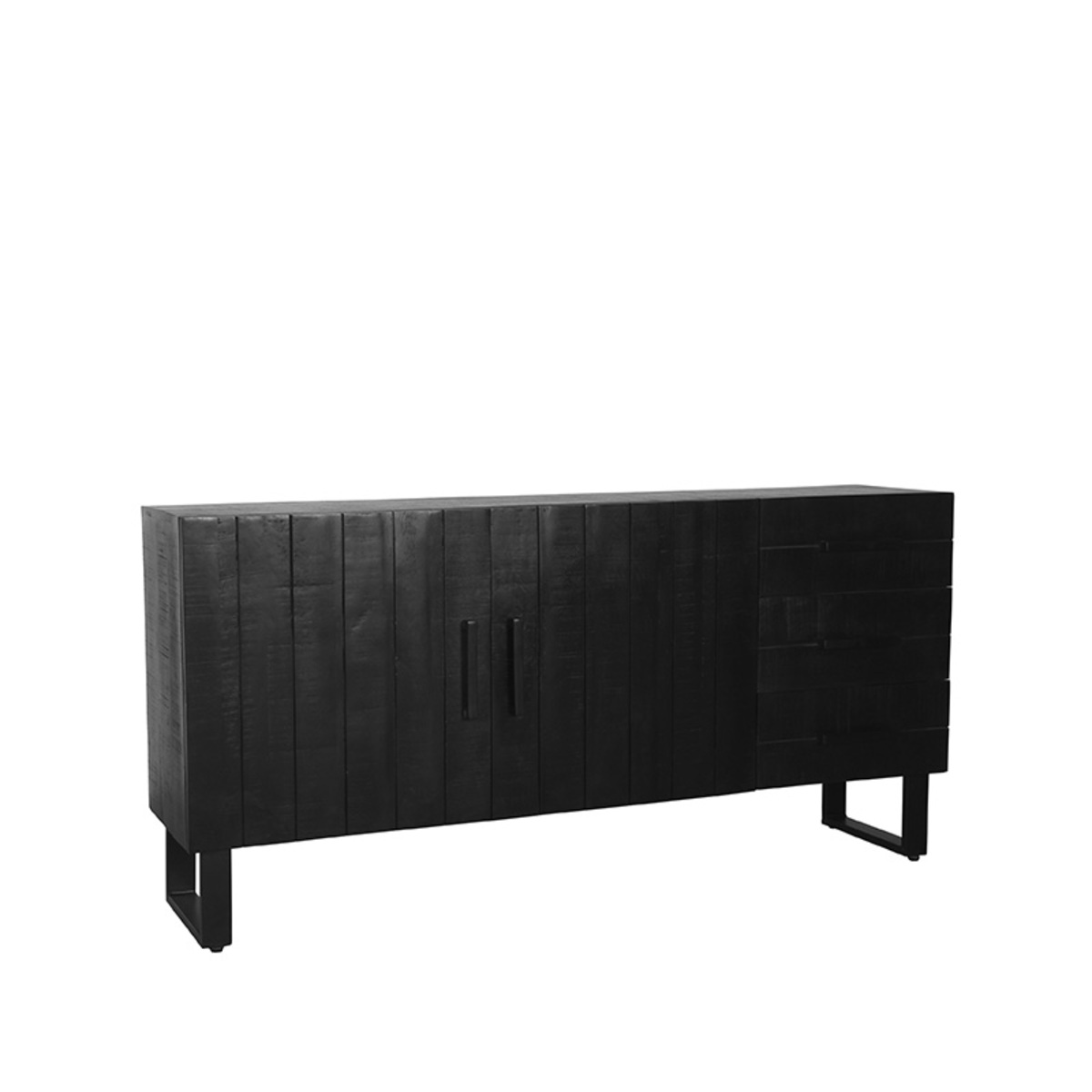 LABEL51 Dressoir Santos – Zwart – Mangohout