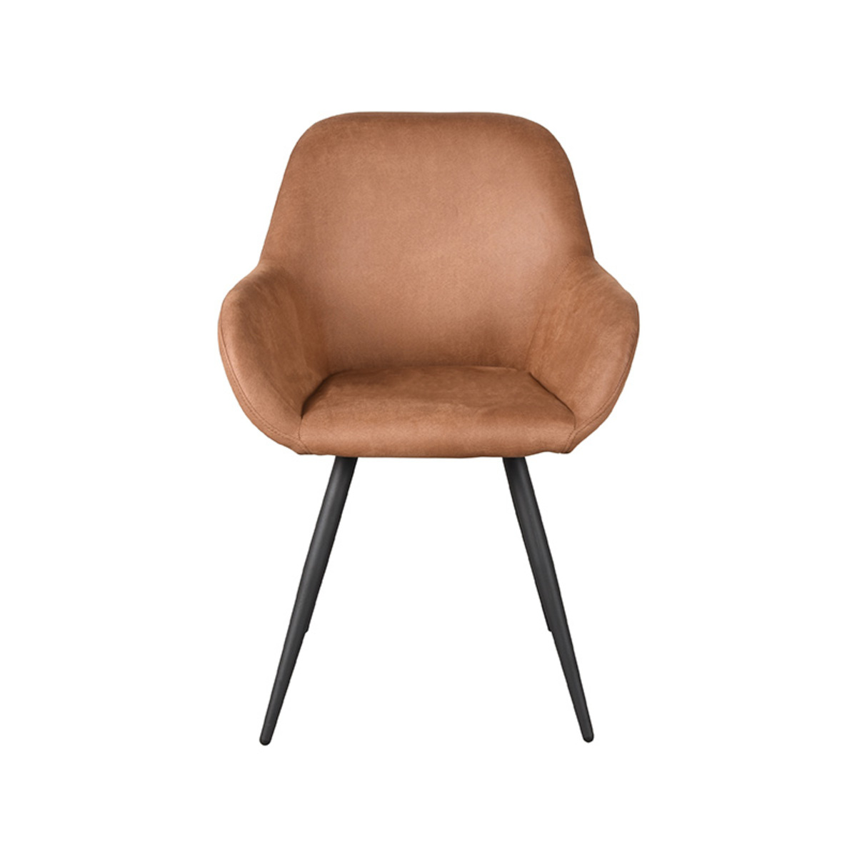 LABEL51 Eetkamerstoel Fender – Cognac – Microfiber
