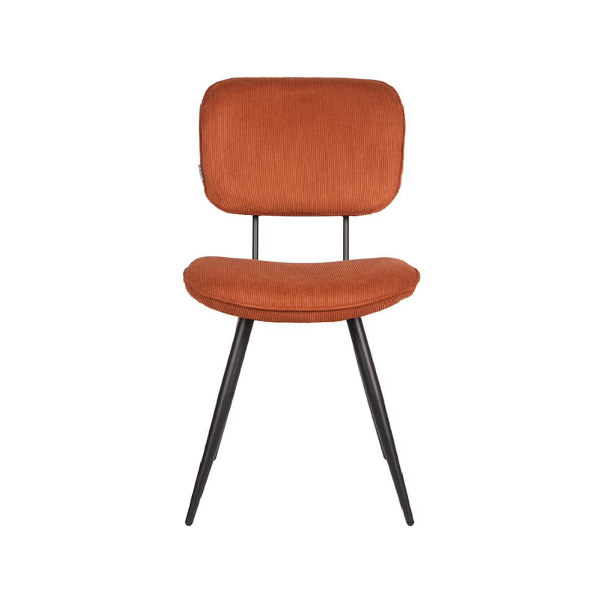 LABEL51 Eetkamerstoel Vic – Rust – Ribcord