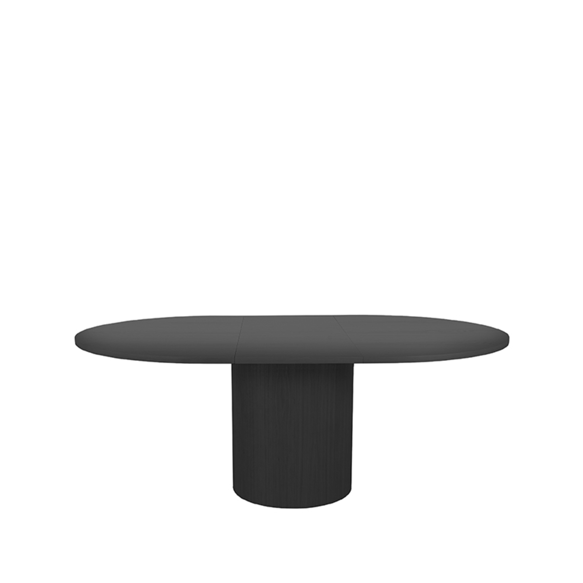 LABEL51 Eetkamertafel Oliva - Zwart - Eiken - 150-200 cm - Uitschuifbaar - Image 3