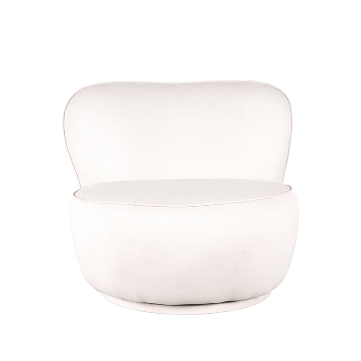 LABEL51 Fauteuil Bunny – Crème – Microfiber