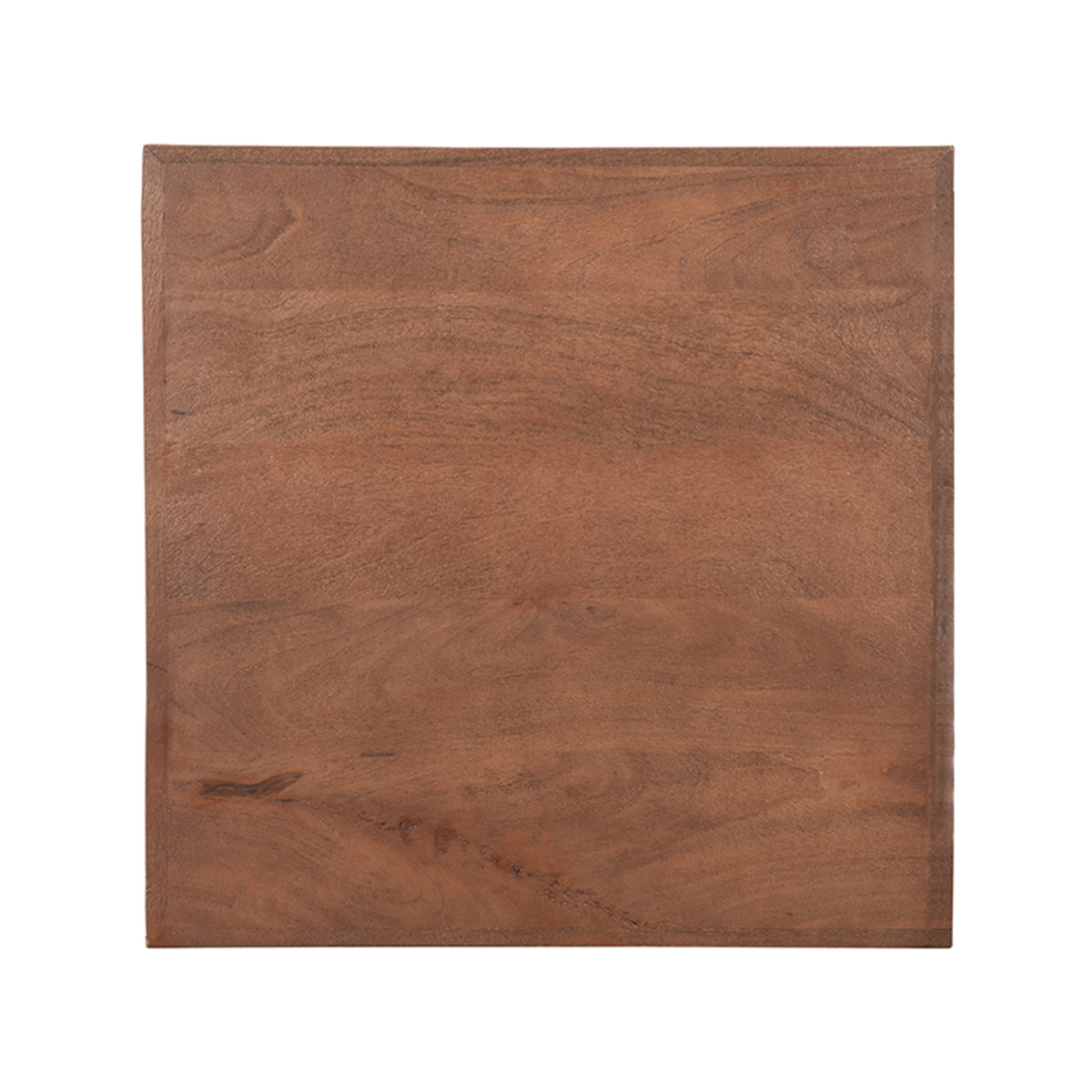LABEL51 Eetkamertafel Tafelblad Straight Edge – Espresso – Mangohout – 70 cm