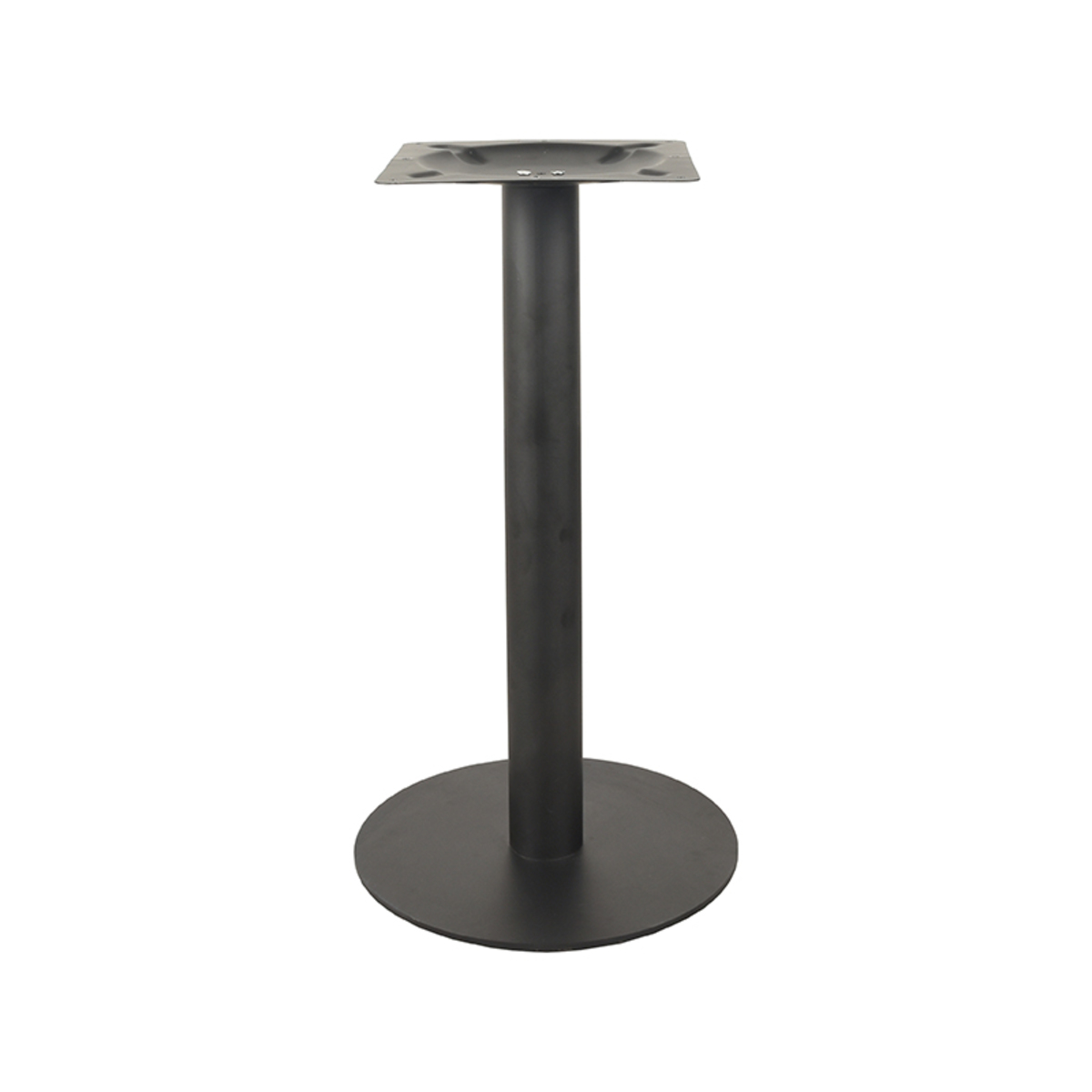 LABEL51 Eetkamertafel Tafelpoot Enkel Rond – Zwart – Metaal – Rond – 72 cm