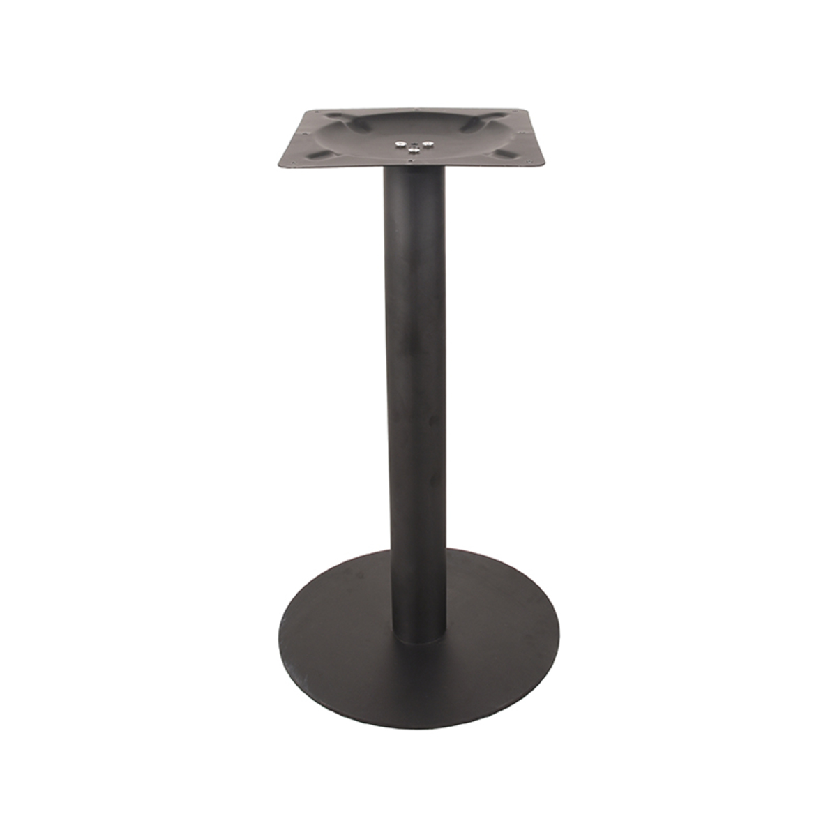 LABEL51 Eetkamertafel Tafelpoot Enkel Rond – Zwart – Metaal – Rond – 72 cm