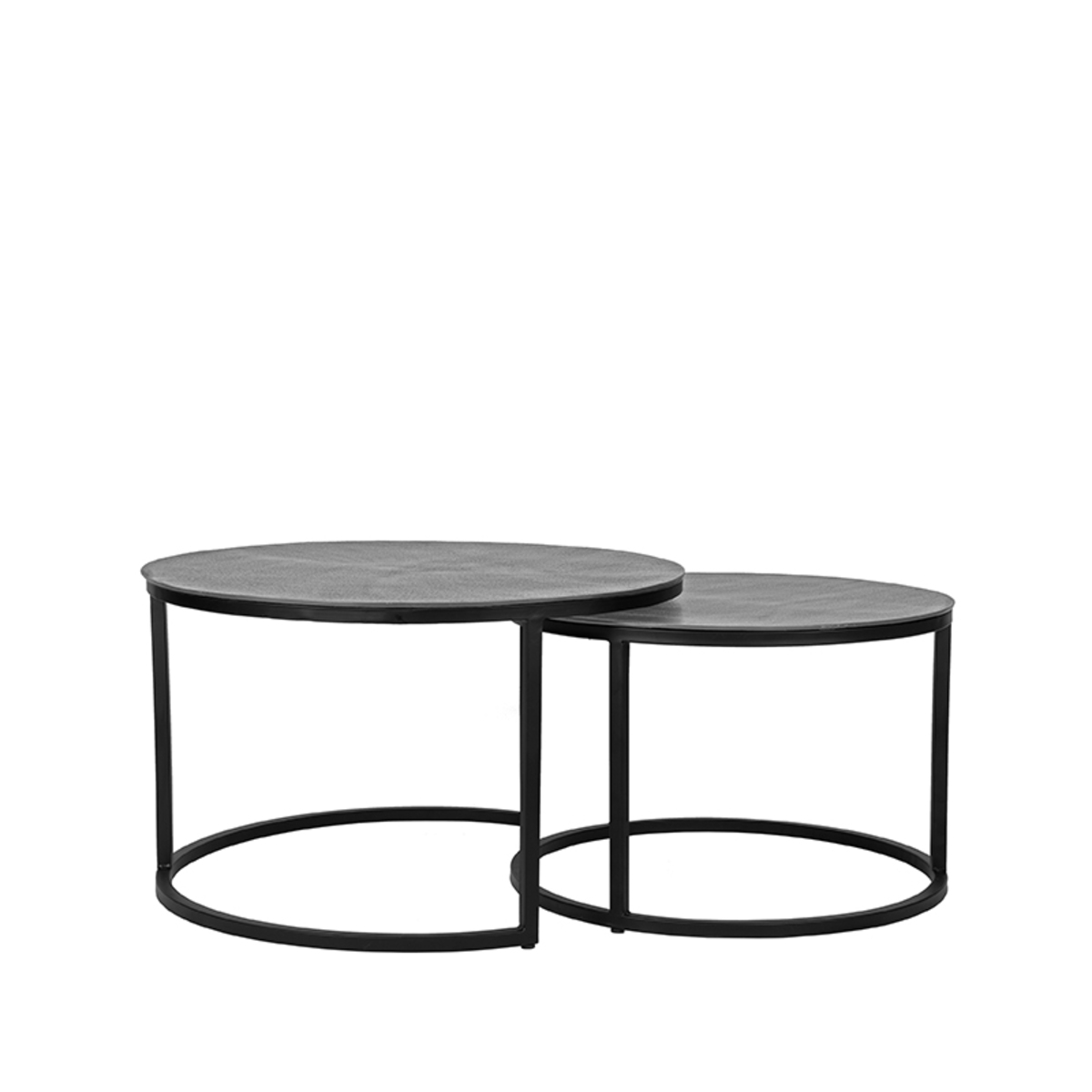 LABEL51 Salontafel Grand – Antiek ash – Metaal – 75 cm