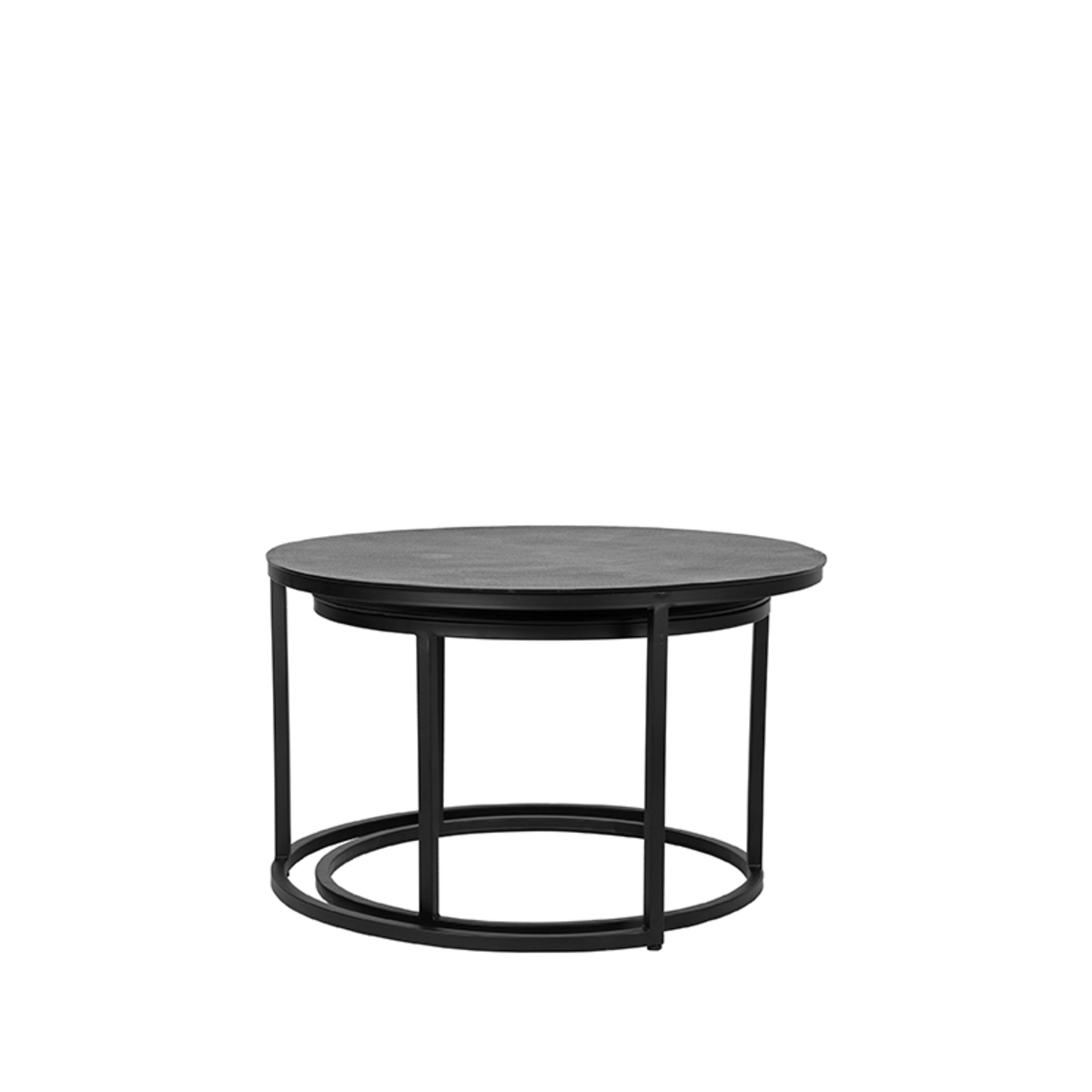 LABEL51 Salontafel Grand – Zwart – Metaal – 75 cm