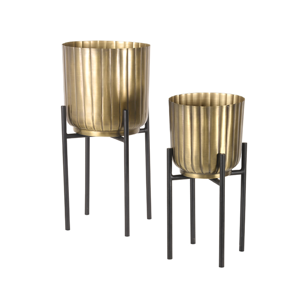 LABEL51 Plantenstandaards – Antiek goud – Metaal