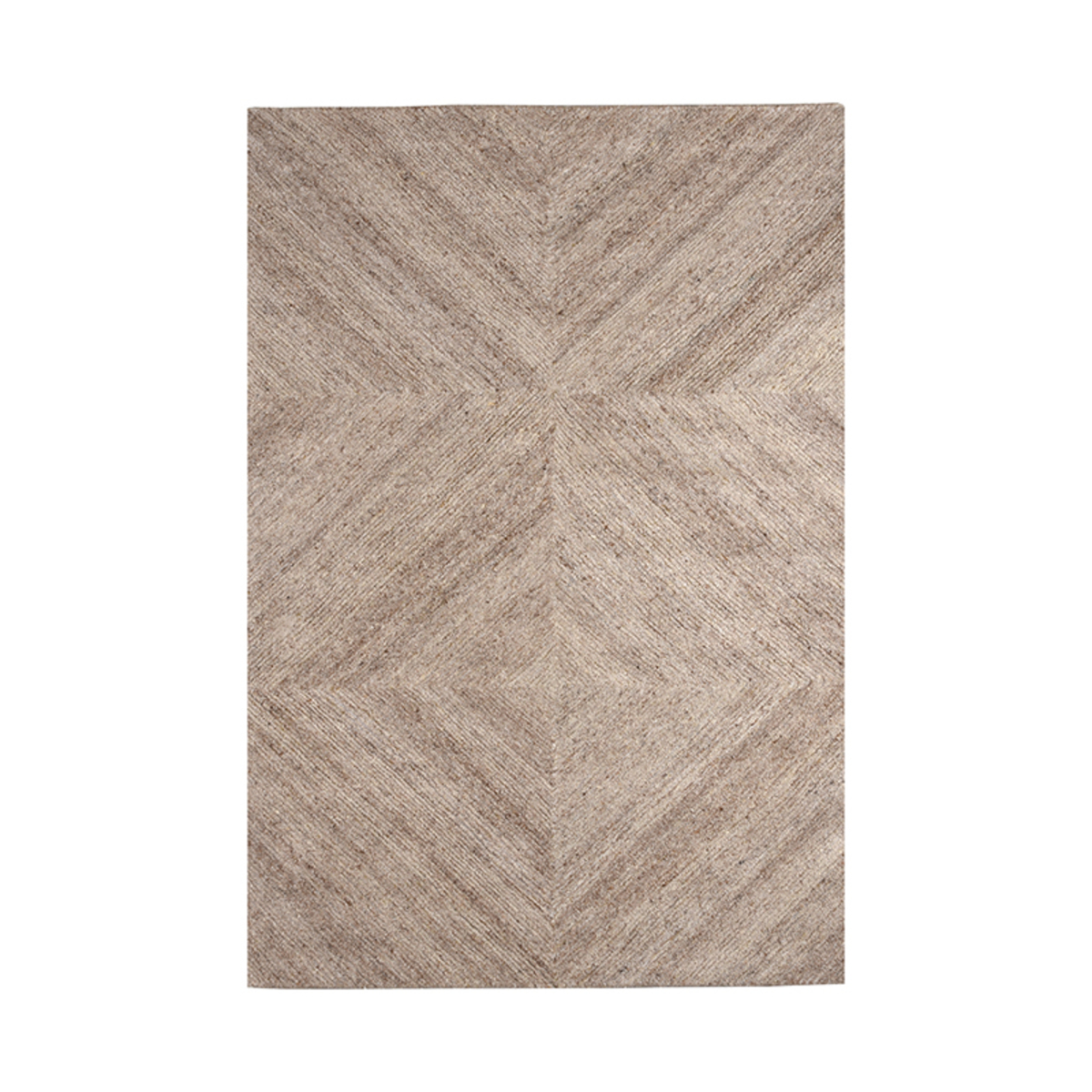 LABEL51 Vloerkleden Blendy – Taupe – Wol – 200×300 cm