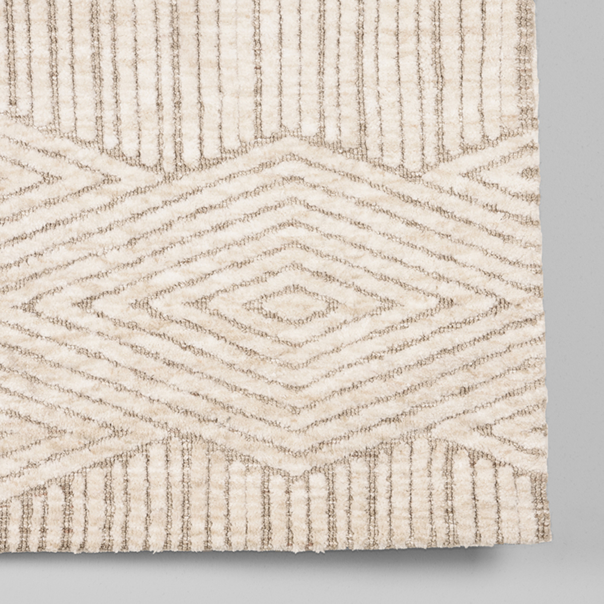 LABEL51 Vloerkleden Cosy – Taupe – Synthetisch – 200×300 cm