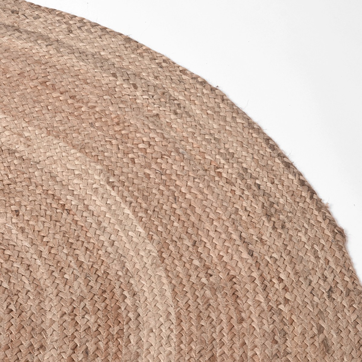 LABEL51 Vloerkleden Jute – Naturel – Jute – 120×120 cm