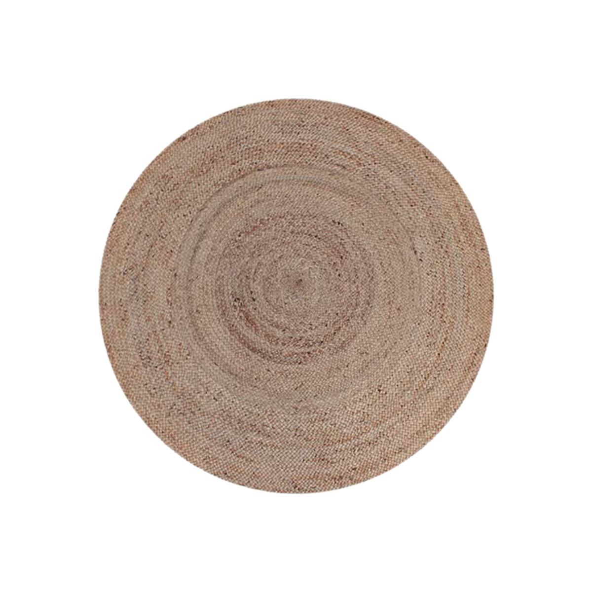 LABEL51 Vloerkleden Jute – Naturel – Jute – 120×120 cm