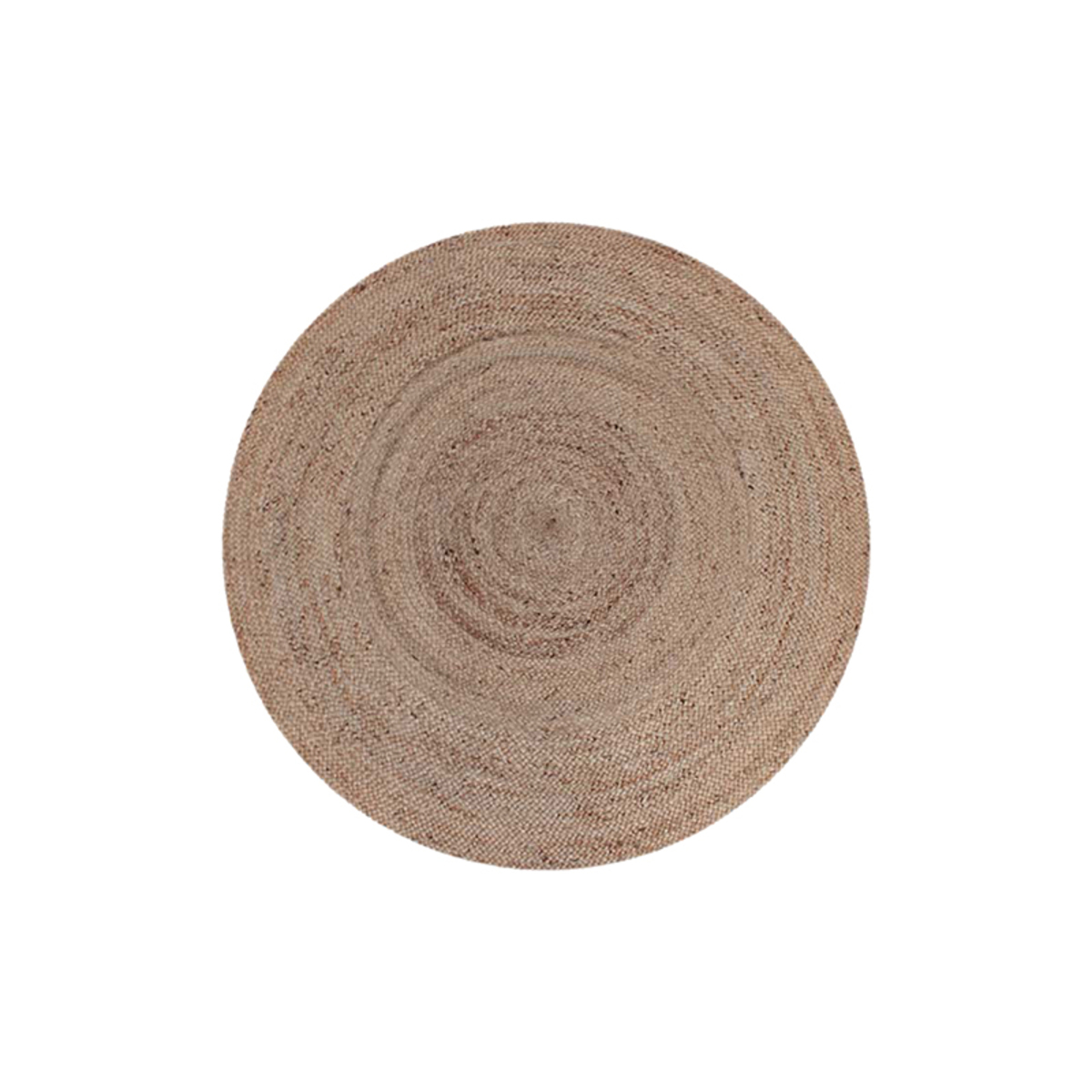 LABEL51 Vloerkleden Jute – Naturel – Jute – 90×90 cm