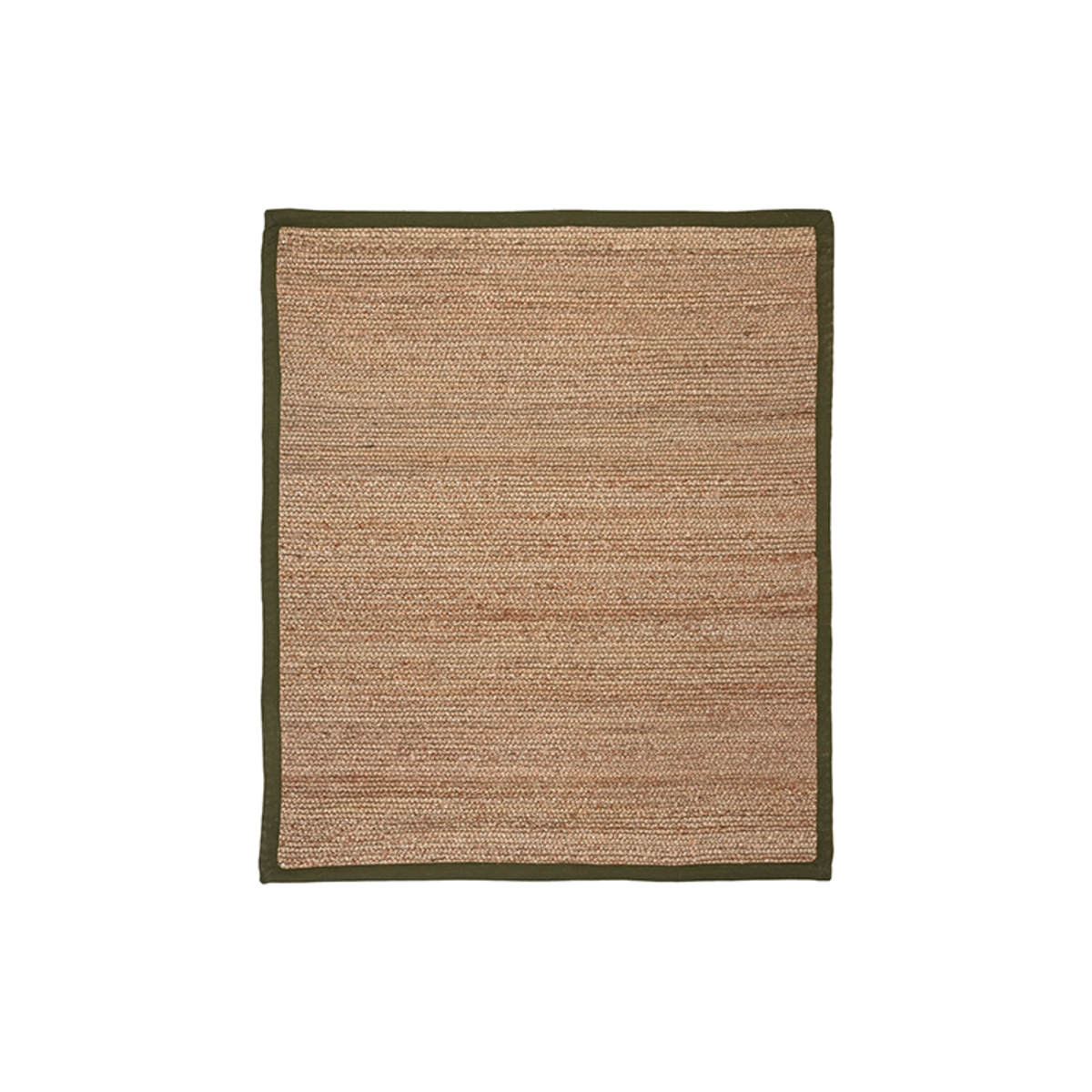 LABEL51 Vloerkleden Jute – Army green – Jute – 140×160 Cm