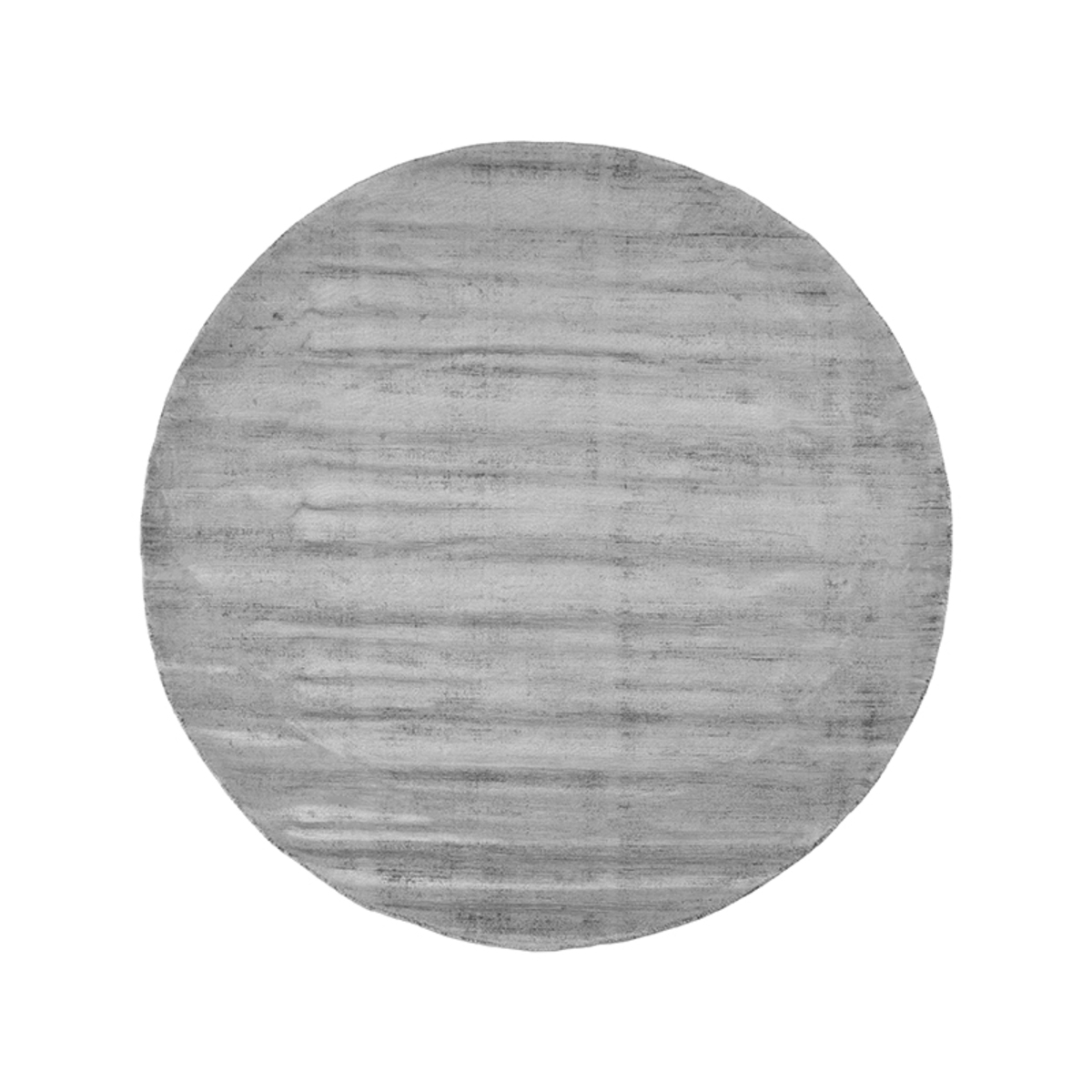 LABEL51 Vloerkleden Velvy – Grijs – Synthetisch – 200 cm – Rond