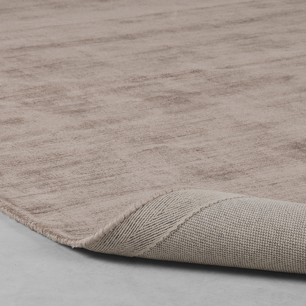 LABEL51 Vloerkleden Velvy – Taupe – Synthetisch – 200×300 cm