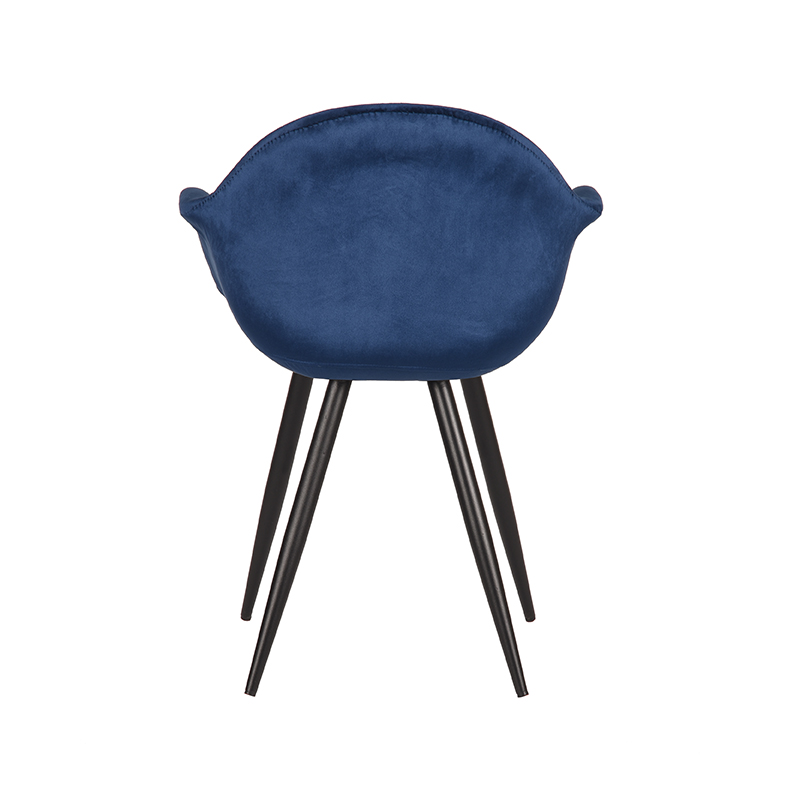 LABEL51 Eetkamerstoel Forli - Blauw - Fluweel - Image 4