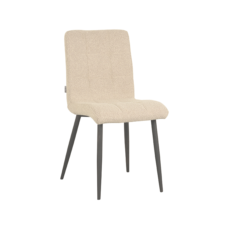 LABEL51 Eetkamerstoel Sam – Zand – Boucle