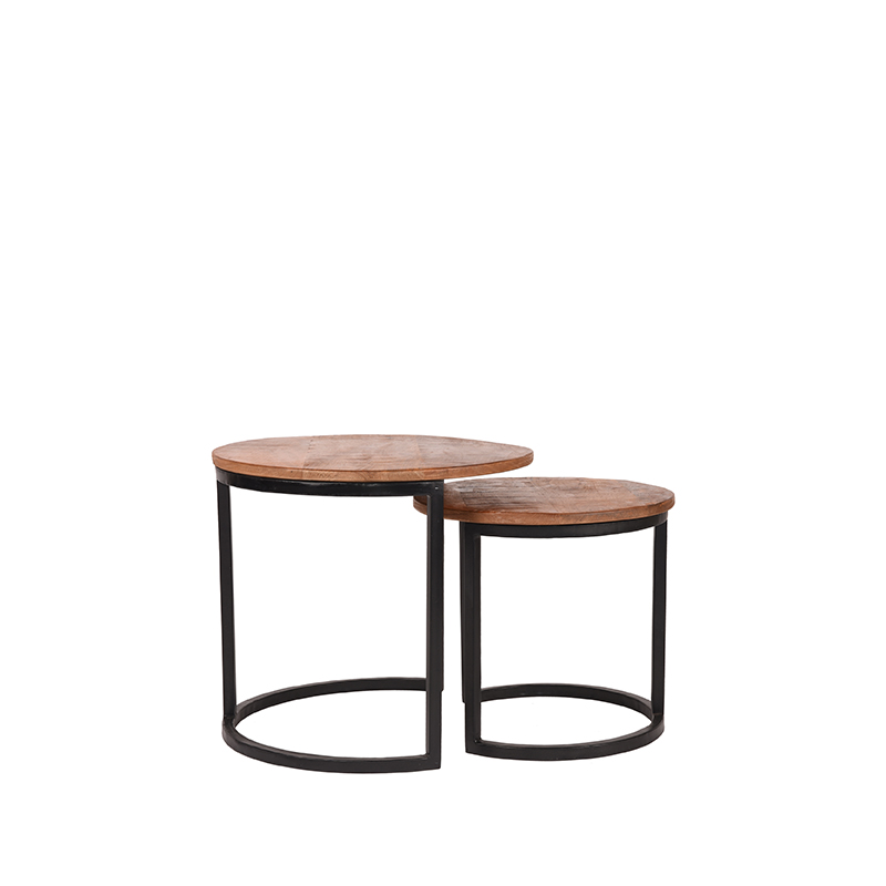 LABEL51 Salontafel Set Duo – Rough – Mangohout